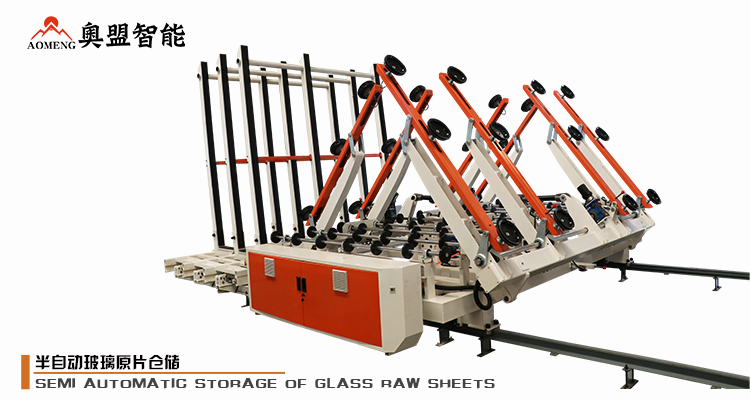 半自动玻璃原片仓储